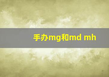 手办mg和md mh